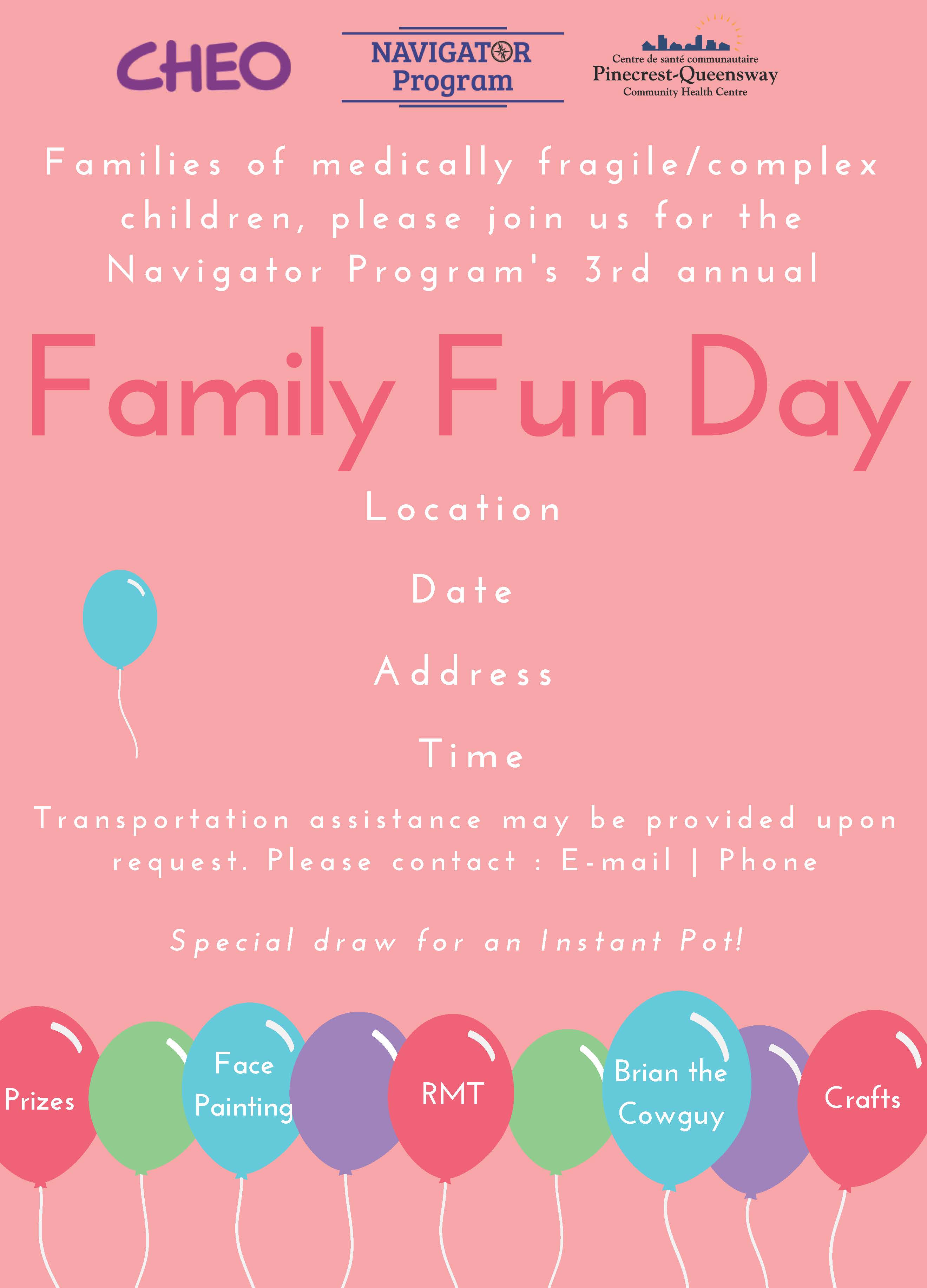 Family Fun Day Invitation 